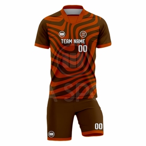 Custom Football Sportswear Manufacturer Soccer Uniform <b>Set</b> With Lightweight Athletic Fabric - Product Image 3