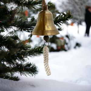 Campana de Barco de Latón Estilo Vintage, Decoración Náutica para Exhibición Marina, Hogar, Oficina y Regalo - Product Image 6