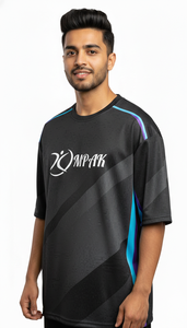 Camiseta Sublimada Oversize para Hombre, Estilo Urbano, Casual, Corte Holgado - Product Image 5