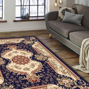 Alfombra de Piso Shufu de Pelo Medio, Poliéster Antialérgico, Antideslizante, Brillante, de Alta Densidad, Fácil de Limpiar, Duradera, Hecha a Máquina, Diseño Abstracto - Product Image 6