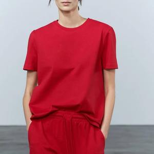 T-shirt à manches courtes surdimensionné respirant et à séchage rapide pour femme, vêtement de sport décontracté et léger pour le fitness, l'entraînement et le yoga - Product Image 4