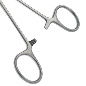 Pinzas Crafoord de 7 Pulgadas con Mordazas Curvas Longitudinales Serradas de 65 mm, Instrumento Quirúrgico de Acero Inoxidable para Agarrar y Sujetar - Product Image 6