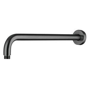 16-Inch Matte Black <b>Shower</b> Arm with Flange for Your <b>Shower</b> Room <b>Accessories</b> - Product Image 4