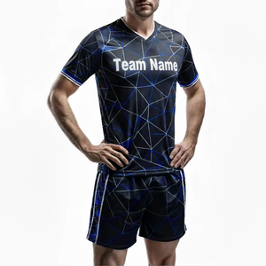 Soccer Uniform Wholesale OEM Manufacturer Custom Logo Embroidery Sublimated Football Kit Premium Teamwear Apparel Supplier - Product Image 1