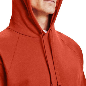 Hoodies courts pour hommes sans poche, délavés soleil, à bords coupés, personnalisés, effet délavé à l'acide, avec ourlet brut, appliqué, patch et broderie effet vieilli - Product Image 4