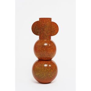 Handcrafted Metal Flower <b>Vase</b> Nordic Style Striped Enamel Art <b>Vase</b> Geometric Tall <b>Vase</b> for Living Room Office Desktop Ornament - Product Image 6