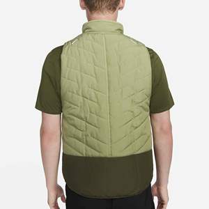 Fabricant OEM pas cher – Nouvelle veste sans manches en cuir matelassée à capuche pour homme, collection automne-hiver, couleur et taille personnalisables, écologique - Product Image 5