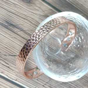 Pulsera de Cobre Hecha a Mano al por Mayor, Ajustable, Unisex, Chapada en Oro, Estilo Vintage, Joyería para Bodas - Product Image 4