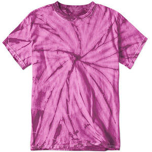 T-shirt à manches courtes pour homme, design cool, faible MOQ, style Port and Company, tie-dye, coloré, vente chaude - Product Image 4