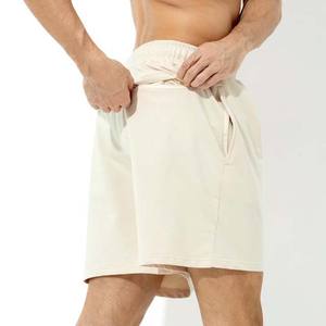 Pantalones Cortos Deportivos de Algodón con Cintura Elástica y Logotipo Personalizado al por Mayor para Hombre, Pantalones Cortos de Felpa Lisos, Pantalones Cortos de Moda para Hombre - Product Image 4