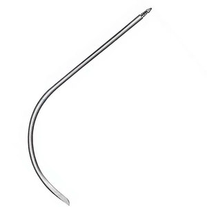 Aguja Redon de 19.5 cm / 7-3/4 Pulgadas, Calibre 18, Punta de Cuchilla Completamente Curvada, Extremo Roscado, Instrumento Médico Quirúrgico - Product Image 5