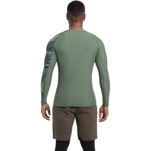 Men's Rash Guard Compression Long Sleeve Tops Wholesale Jiu jitsu Rash guard Compression <b>Shirts</b> Pakistan Manufacture - Product Image 4