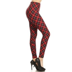 Leggings de yoga d'été pour femmes 100% coton sans couture taille haute respirants antibactériens à carreaux haute performance confort durabilité - Product Image 5