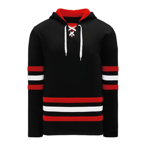 เสื้อฮู้ดฮอกกี้น้ำแข็งผ้าฝ้ายสุดฮิตสำหรับผู้ชาย  โลโก้แบบกำหนดเอง  เสื้อฮู้ดฮอกกี้ผู้ชายแบบมีเชือกผูก - Product Image 4