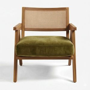 Sillón de Madera de Teca para el Hogar, Dormitorio, Sala de Estar, Comedor, Sala de Recepción |   Ultra Suave y Cómodo para un Uso sin Preocupaciones | - Product Image 2