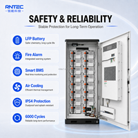 Gabinete de Almacenamiento de Energía con Batería de Alto Voltaje de 241 kWh, Sistema BESS LFP de 100 kW Refrigerado por Aire para Microredes y Energía de Respaldo