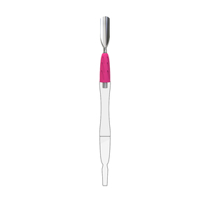 UNIQ-17 (Large et arrondi) Repousse-cuticules pour manucure avec poignée en silicone souple, remplaçable, pour retirer le vernis à ongles en gel acrylique - Product Image 3