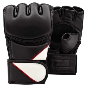 Direct Manufacturer's Premium Quality Customized High-End MMA Kickboxing PU Leather Gloves Laced Adjustable <b>Strap</b> Outdoor - Product Image 1