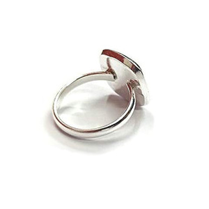 New Solid 925 Sterling <b>Silver</b> Plain Cushion Heart Shape Collet Cup <b>Ring</b> Bezel Setting Best Wedding Fine Jewelry <b>For</b> <b>Men</b> & Women - Product Image 3