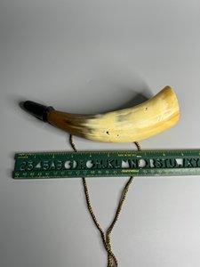 Corne de buffle : Instrument tribal authentique, accessoire de soufflage, construction artisanale durable offrant une acoustique riche et puissante - Product Image 4