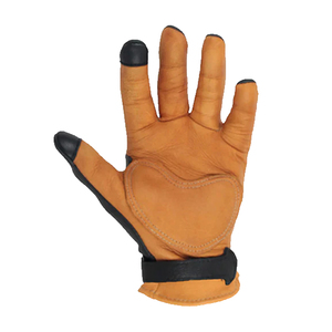 Gants de moto unisexes en cuir imperméables à écran tactile avec coque en fibre de carbone, respirants, style course urbaine, vente en gros - Product Image 2