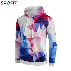 Sudaderas con Capucha para Hombre, Estilo Urbano, Holgadas, con Logotipo Personalizado, Sudaderas con Capucha Sublimadas, con Bolsillo Tipo Canguro, para Otoño e Invierno - Product Image 2