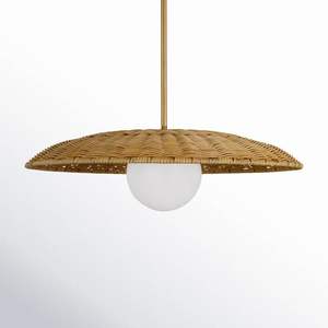 Lustre suspendu en rotin tressé rustique, moderne et durable, en bois, style antique, pour la décoration intérieure - Vente en gros à prix abordable - Product Image 3