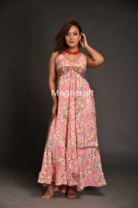 Vestido Maxi de Seda Estilo Bohemio Premium para Mujer, Ligero y Cómodo, Ideal para Fiestas en la Playa, Exportación al por Mayor - Product Image 2