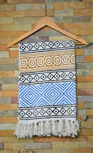 ผ้าห่มพิมพ์ลายผ้าฝ้ายออร์แกนิคแบบขายส่ง เป็นมิตรกับสิ่งแวดล้อม ดีไซน์ถักทันสมัย น้ำหนักเบา ใช้ได้ทุกฤดู ซักเครื่องได้ - Product Image 6