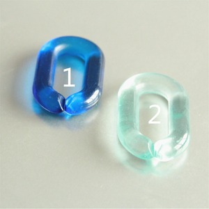 Eslabones de Cadena Metálica con Colores Cromados, Eslabones de Cadena de Resina a Granel, Colores y Tamaños Personalizables, Regalos Decorativos para el Hogar con Perlas - Product Image 4