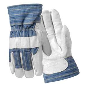 Guantes de Cuero de Cabra Resistentes, Suaves y Cómodos, Resistentes a la Abrasión, para Trabajos de Construcción, Protección y Seguridad - Product Image 2