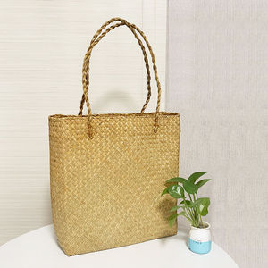 Best offer <b>raffia</b> handbag new design fashion tote <b>bag</b> daily handbags good price premium quality - Product Image 3
