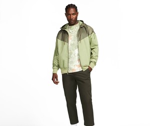 Men's Gray <b>Racer</b> <b>Jacket</b> Stand Collar Zip up Windproof Sporty Coat with White Piping Autumn Thin - Product Image 2