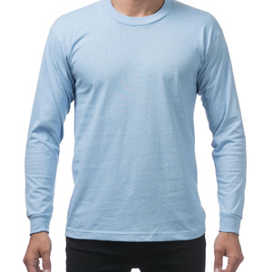 Camiseta de Manga Larga para Hombre, Personalizada con Logotipo, de Alta Calidad, 100% Algodón, 230 g/m², Color Sólido, Delgada - Product Image 1