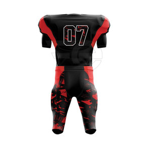 Ensemble d'uniformes de football américain de haute qualité, légers, respirants et très populaires, design OEM - Product Image 3