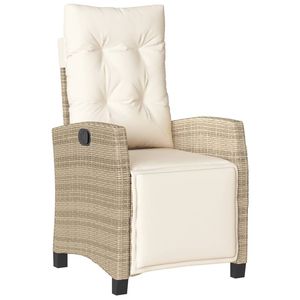 Conjunto de Comedor Grande para Jardín en Ratán Sintético Beige con Acero con Recubrimiento en Polvo, Muebles Elegantes para Comer al Aire Libre - Product Image 3