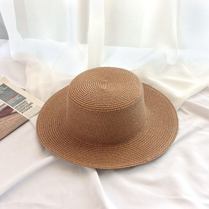 Premium Natural Grass <b>Floppy</b> Straw Sun <b>Hat</b> with UV Protection Custom Logo Unisex Adult Beach <b>Hat</b> Ribbon & Rope Accessories - Product Image 3