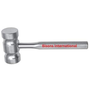 Martillo Ortopédico Manual BISONS, Instrumento de Percusión Quirúrgica de Grado Médico, Acero Inoxidable - Product Image 1