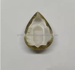 Meilleure vente de cabochon à facettes en quartz rutile doré naturel de belle qualité pierres précieuses en vrac du fournisseur - Product Image 1