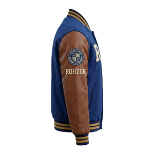 High Quality ODM OEM Customized College <b>Baseball</b> Varsity <b>Jacket</b> <b>Men</b>’s Fleece Letterman Bomber Coat Custom Outerwear - Product Image 2