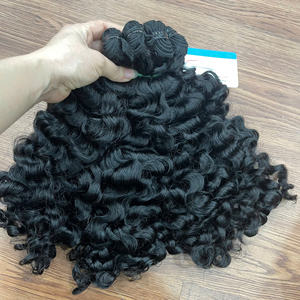 Cheveux vierges du Black Friday 2025, double trame, Vietnam, cuticules alignées, boucles vapeur, paquet de cheveux, prix d'usine, pas d'emmêlements, pas de perte - Product Image 4