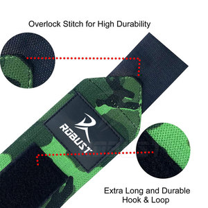 Vente flash : Bandes de maintien pour poignets en néoprène pour la musculation, l'entraînement en salle de sport, fermeture antidérapante à boucles et crochets, protection durable des mains - Product Image 5