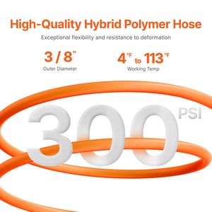 Avvolgitubo Ibrido a Doppio Braccio 3/8 X 65FT Max 300PSI, Avvolgitubo Retrattile per Compressore d'Aria, Accessori e Ricambi per Utensili Pneumatici - Product Image 3