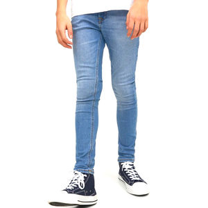 Jeans de Mezclilla de Diseño para Hombre con Logotipo Personalizado, Tela Premium, Corte Entallado, Costuras Reforzadas y Acabado de Color Duradero - Product Image 3