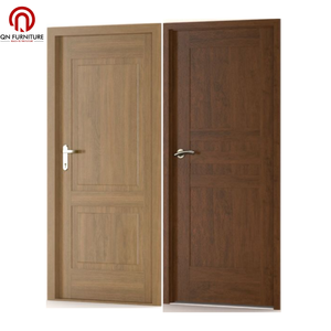 Puerta de Madera Compuesta de Diseño Minimalista, Personalizable, Ecológica, Impermeable, de WPC, PVC, Chapa de Madera, para Dormitorio de Apartamento - Product Image 4