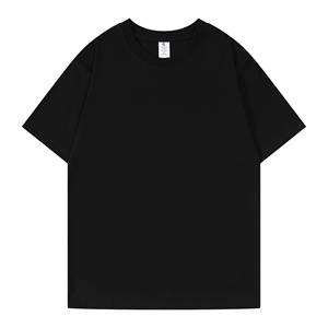 เสื้อยืดคอกลมทรงปกติ ผ้าฝ้ายคุณภาพสูง เป็นมิตรกับสิ่งแวดล้อม น้ำหนัก 180 กรัม สไตล์สตรีท รับผลิตแบรนด์ส่วนตัว พิมพ์โลโก้ด้วยผ้าไหม - Product Image 1