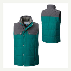 <b>Men's</b> Lightweight Quilted Color-Block Vest Custom Technical Polyester Hooded Neck Outerwear for Outdoor Casual Wear - Product Image 3