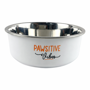 Bol Alpha blanc Bol pour animaux de compagnie au design classique Bol pour animaux de compagnie portable - Product Image 1