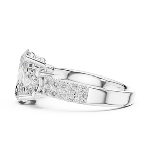 Anillo de Diamante Moissanita de Plata de Ley 925 Moderno, Joyería de Boda al por Mayor, Proveedor OEM ODM de Fábrica - Product Image 2
