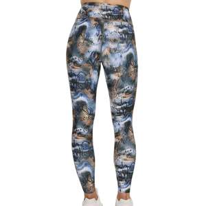Leggings de Yoga Personalizados al por Mayor para Mujer, Cintura Alta, Spandex/Nylon, Sólidos, Elásticos en Cuatro Direcciones, Pantalones de Gimnasio, Fabricante OEM ODM - Product Image 3